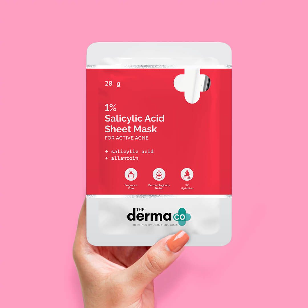 Derma Sheet Mask | Salicylic Acid for Clear Skin-20g