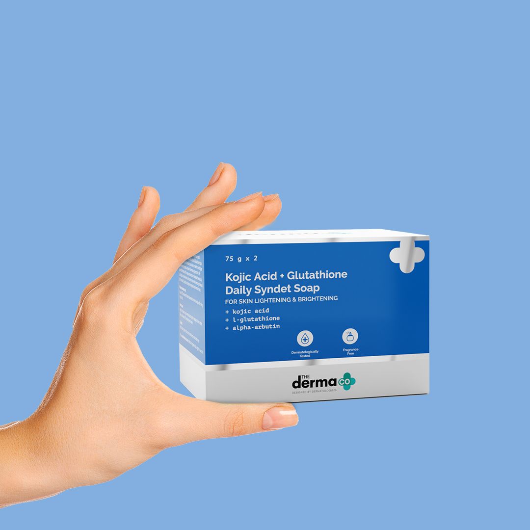 Kojic Acid + Glutathione Daily Syndet Soap with L-Glutathione & Alpha Arbutin - 75 g (Pack of 4)