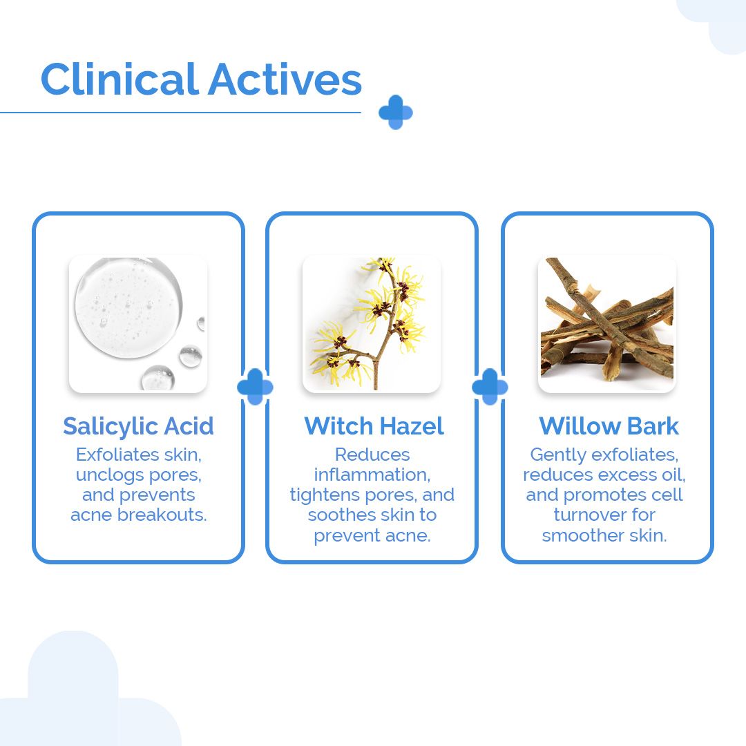 2% Salicylic Acid Gel Face Wash with Salicylic Acid & Witch Hazel - 100ml