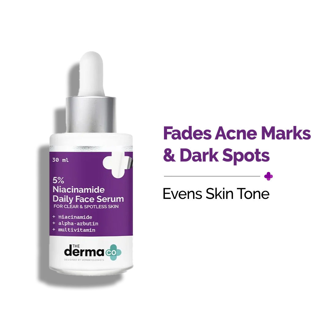 5% Niacinamide Daily Face Serum with Alpha Arbutin & Multivitamin - 30ml