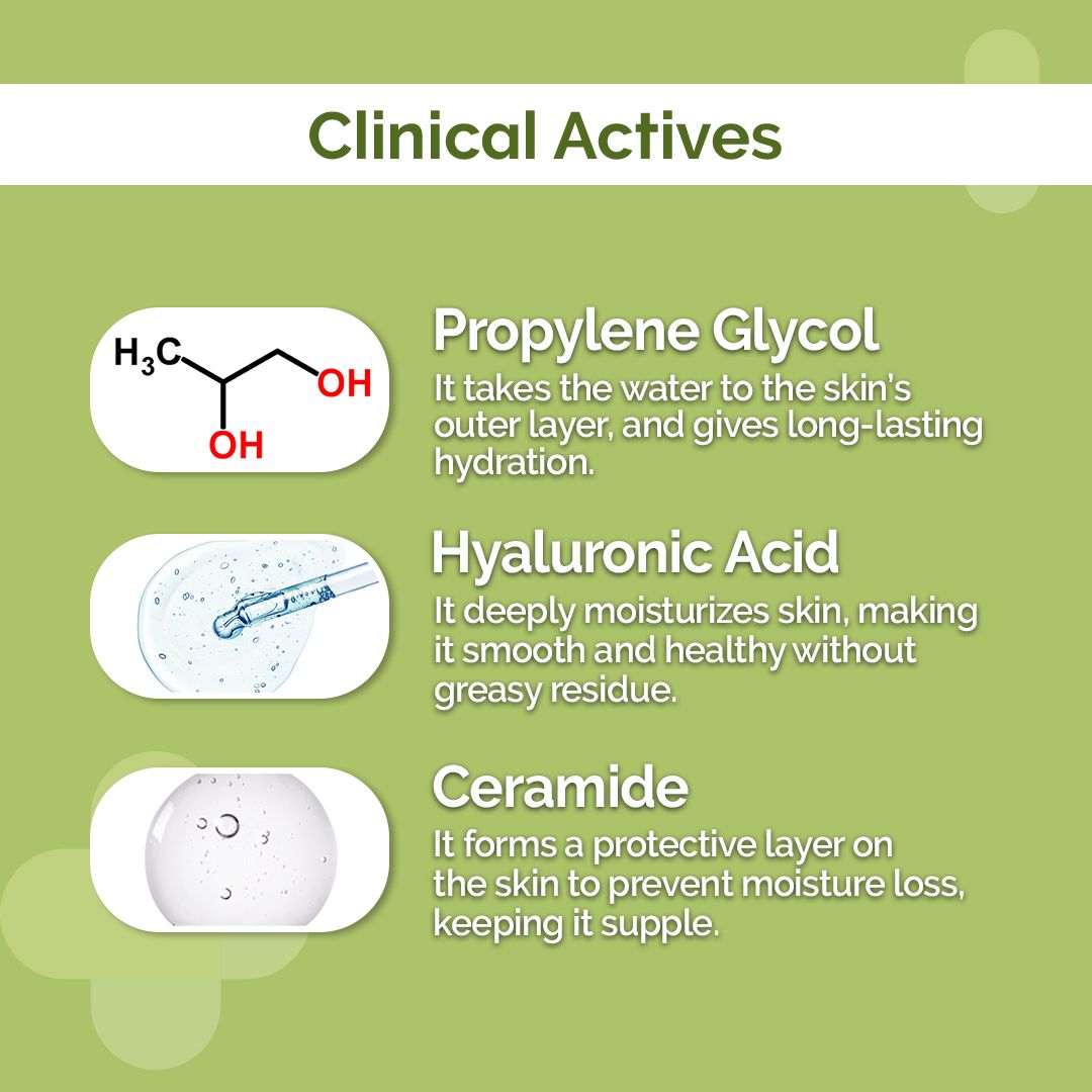 5% Propylene Oil-Free Moisturizer with Propylene Glycol & Hyaluronic Acid - 100 g