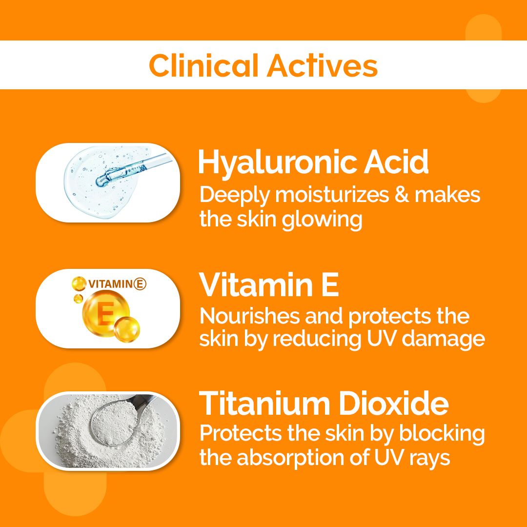 1% Hyaluronic Quick-Absorbing Sunscreen Spray with Hyaluronic Acid & Vitamin E - 100 ml