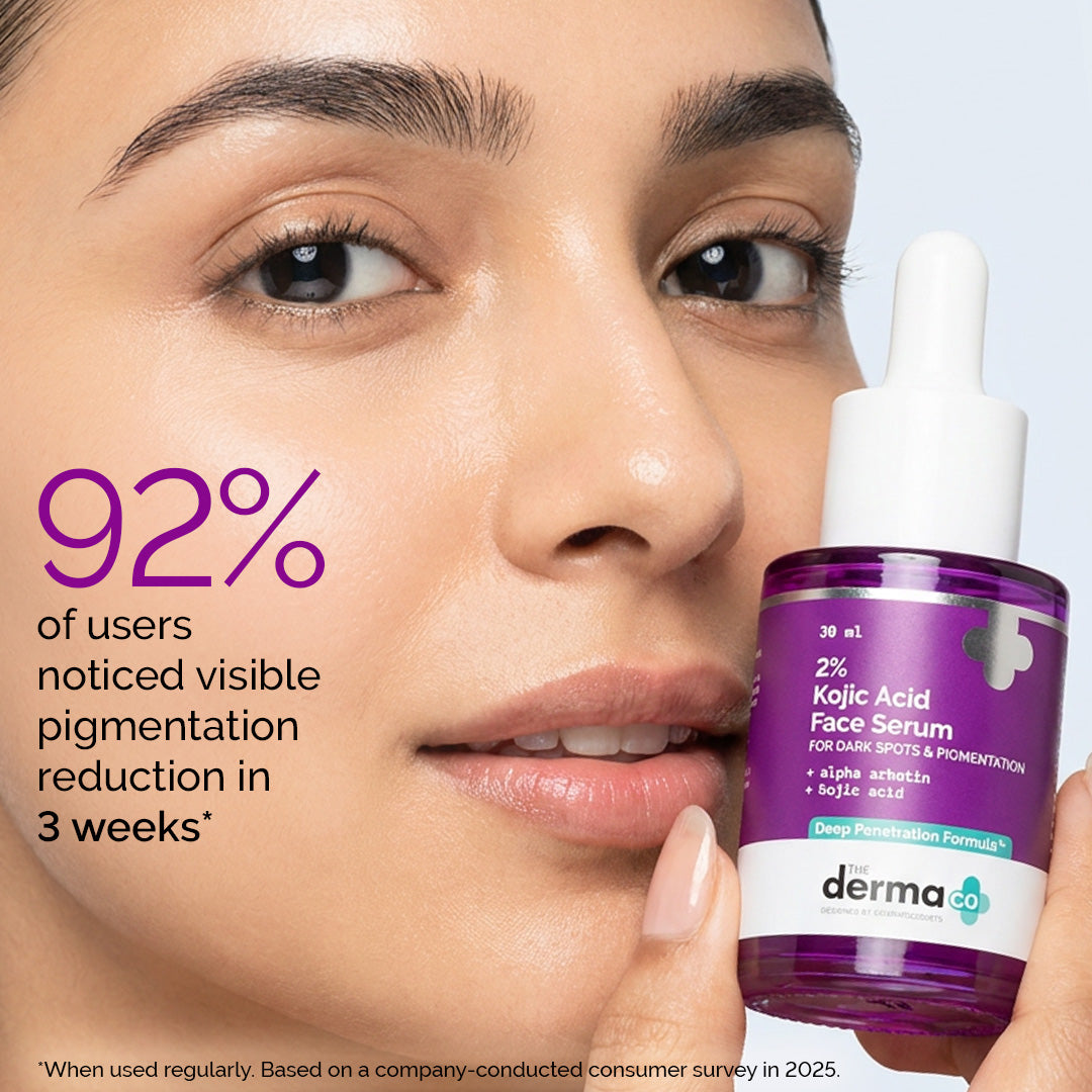 2% Kojic Acid Face Serum with 1% Alpha Arbutin & Niacinamide - 30 ml