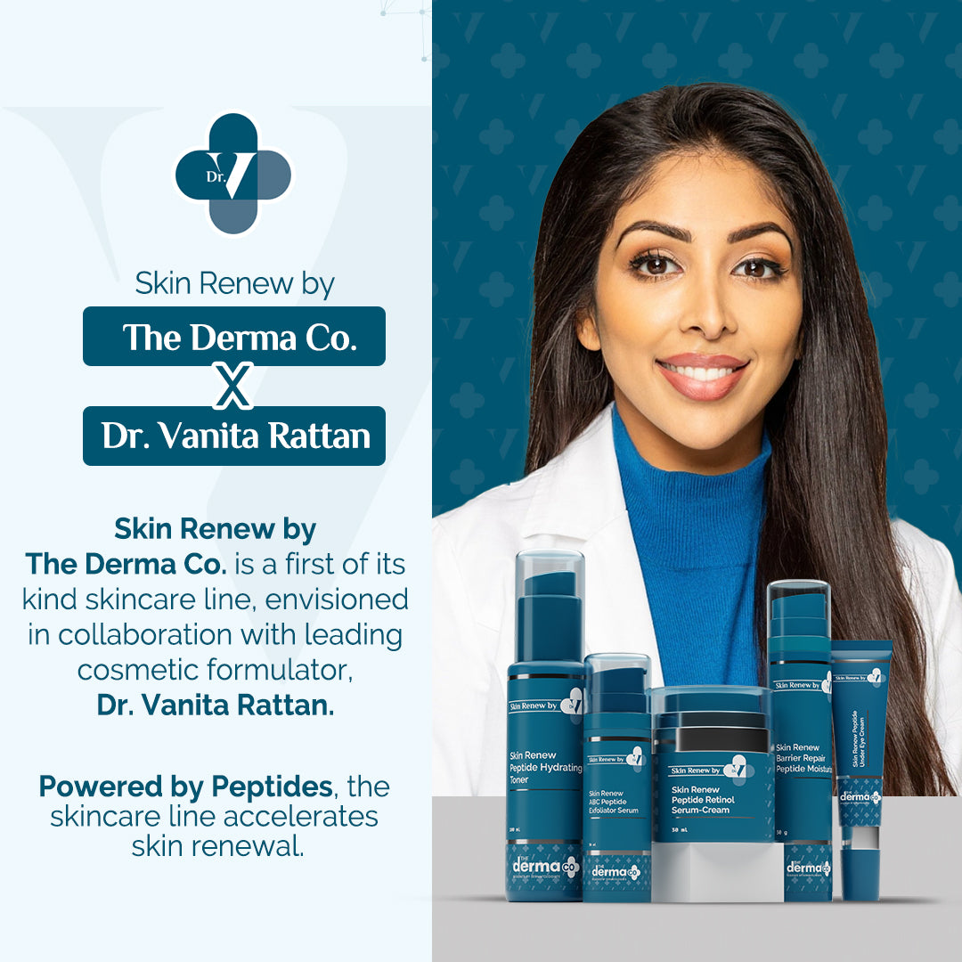 The Derma Co. X Dr V Skin Renew Peptide Under Eye Cream - 15 ml