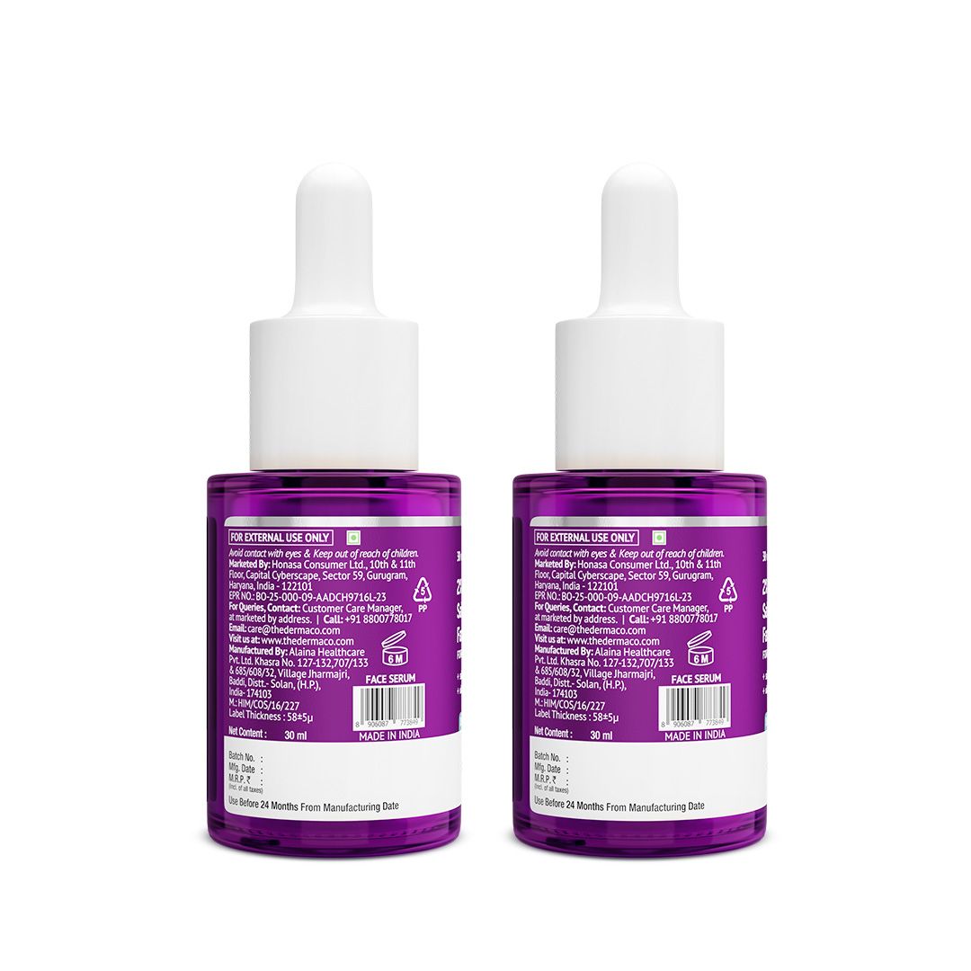 2% Salicylic Acid Serum with Witch Hazel & Willow Bark for Active Acne - 30ml (Pack Of 2)