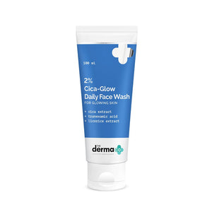 Derma co 2% Cica- glow face wash for glowing skin