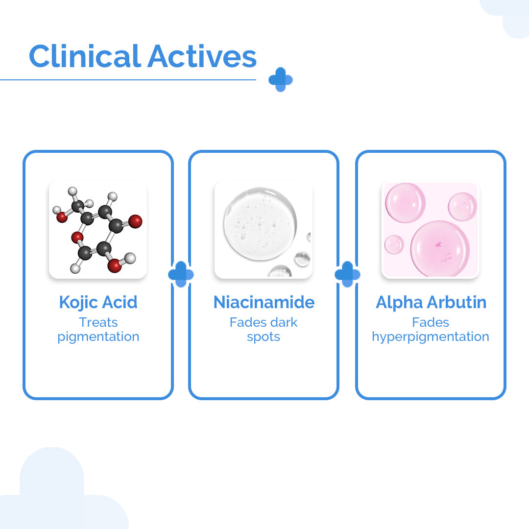 1% Kojic Acid Face Wash with Niacinamide & Alpha Arbutin For Dark Spots & Pigmentation - 100ml (Pack of 2)