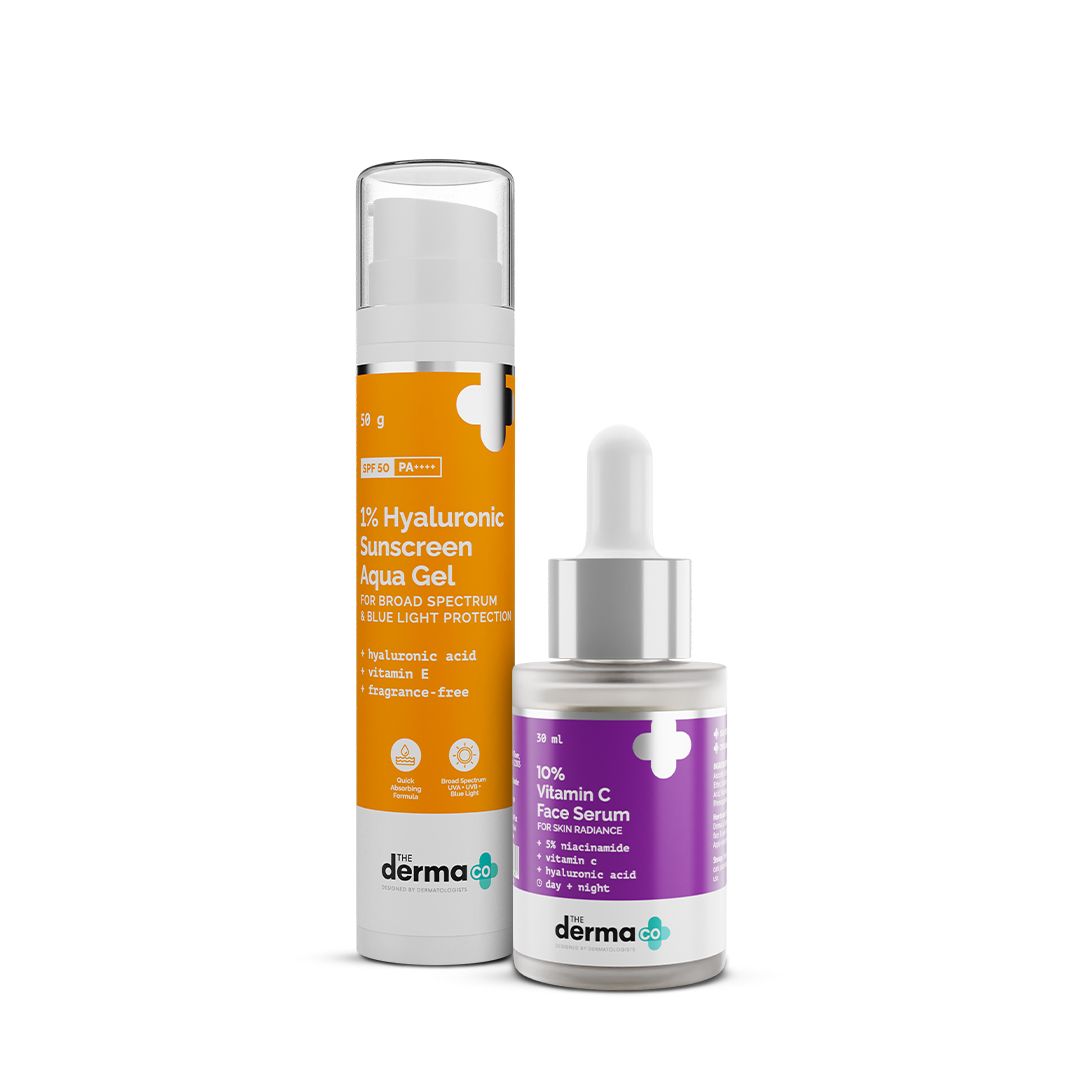 Radiant Skin Combo | Sunscreen with Vit C &amp; Hyaluronic Acid