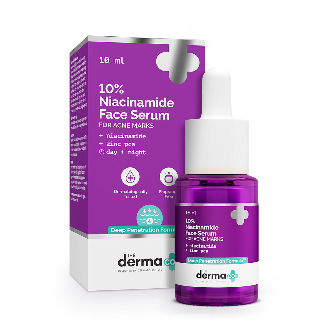 Buy 10% NIACINAMIDE SERUM for Acne Marks 10 ml|The Derma Co Online in India