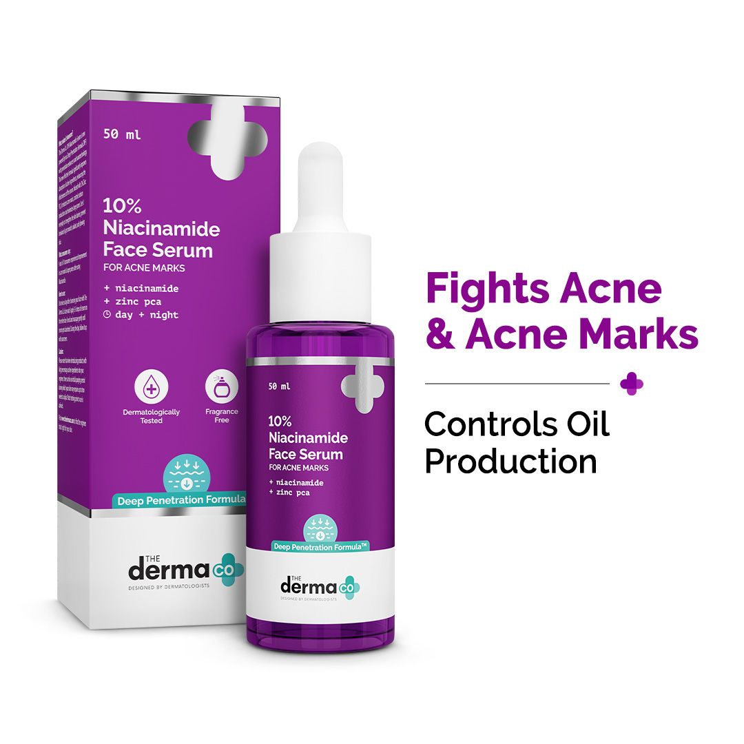 Zinc Face Serum with 10% Niacinamide for Acne Marks - 50ml