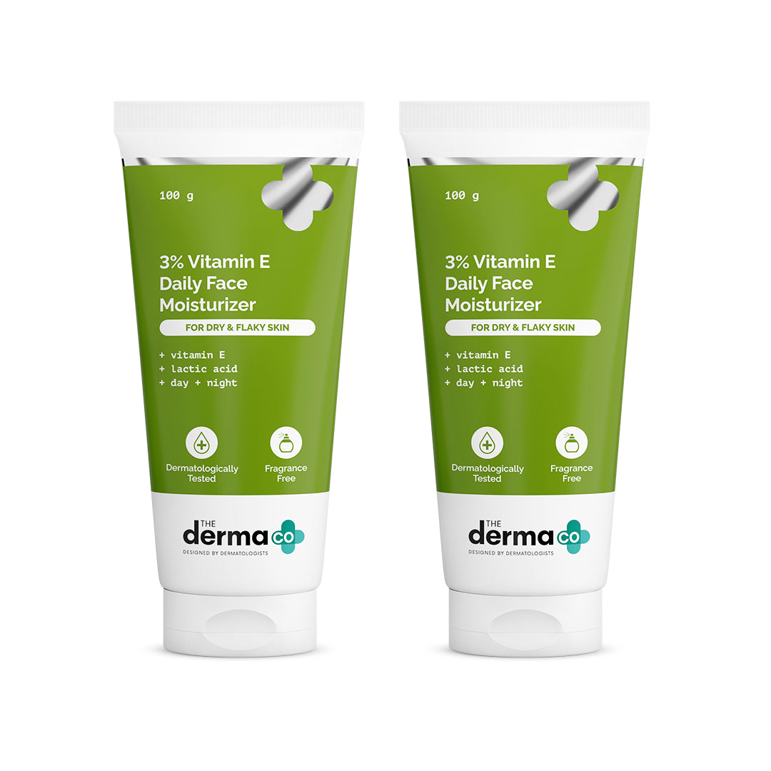 3% Vitamin E Face Moisturizer With Vitamin E & Lactic Acid - 100g (Pack of 2)