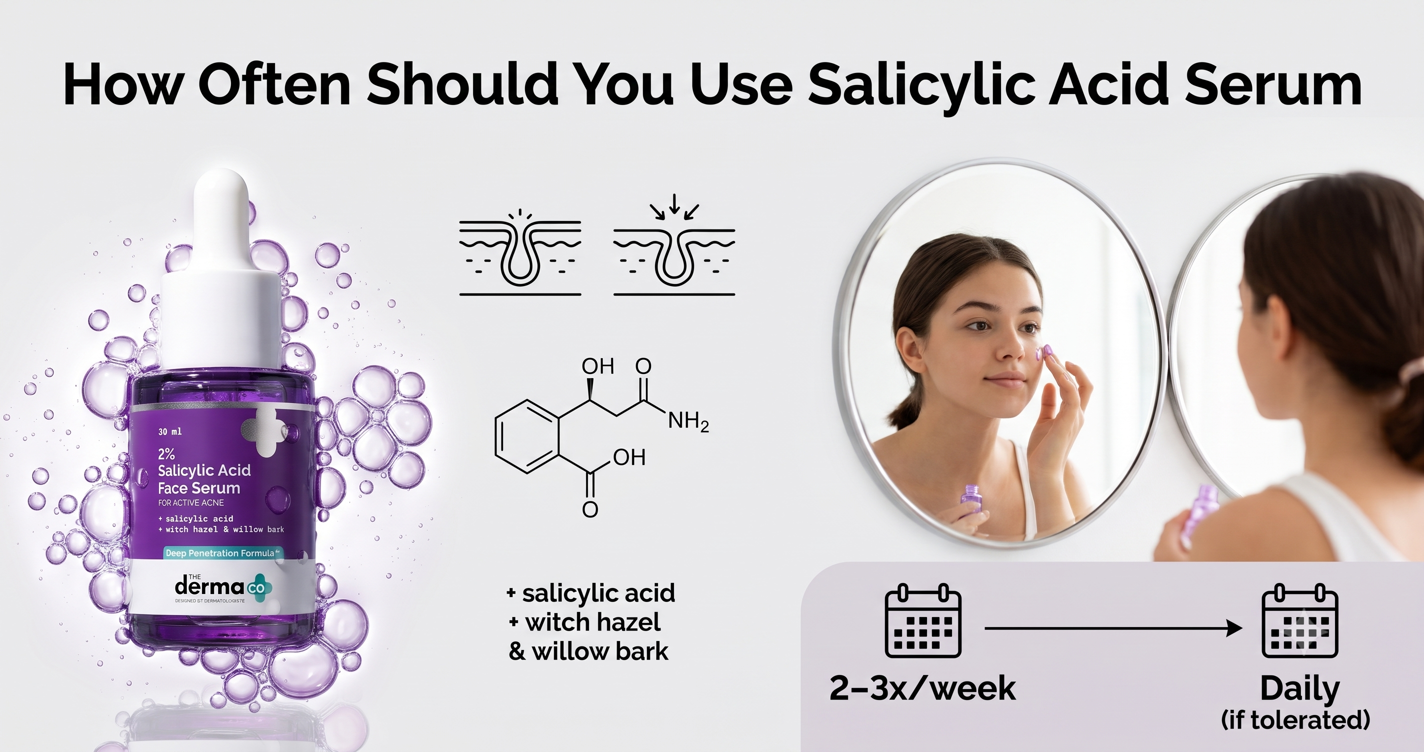 How Often Should You Use Salicylic Acid Serum