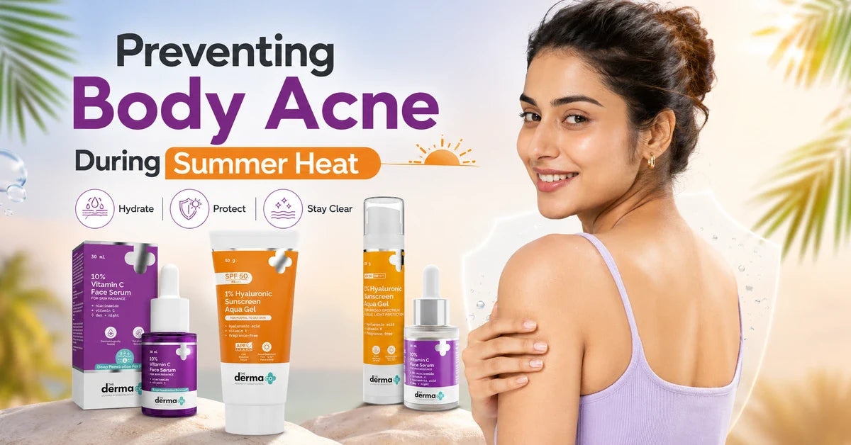 body acne during summer