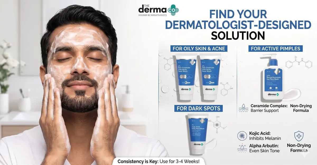 How to Choose the Best Face Wash for Men & Their Skin Types?