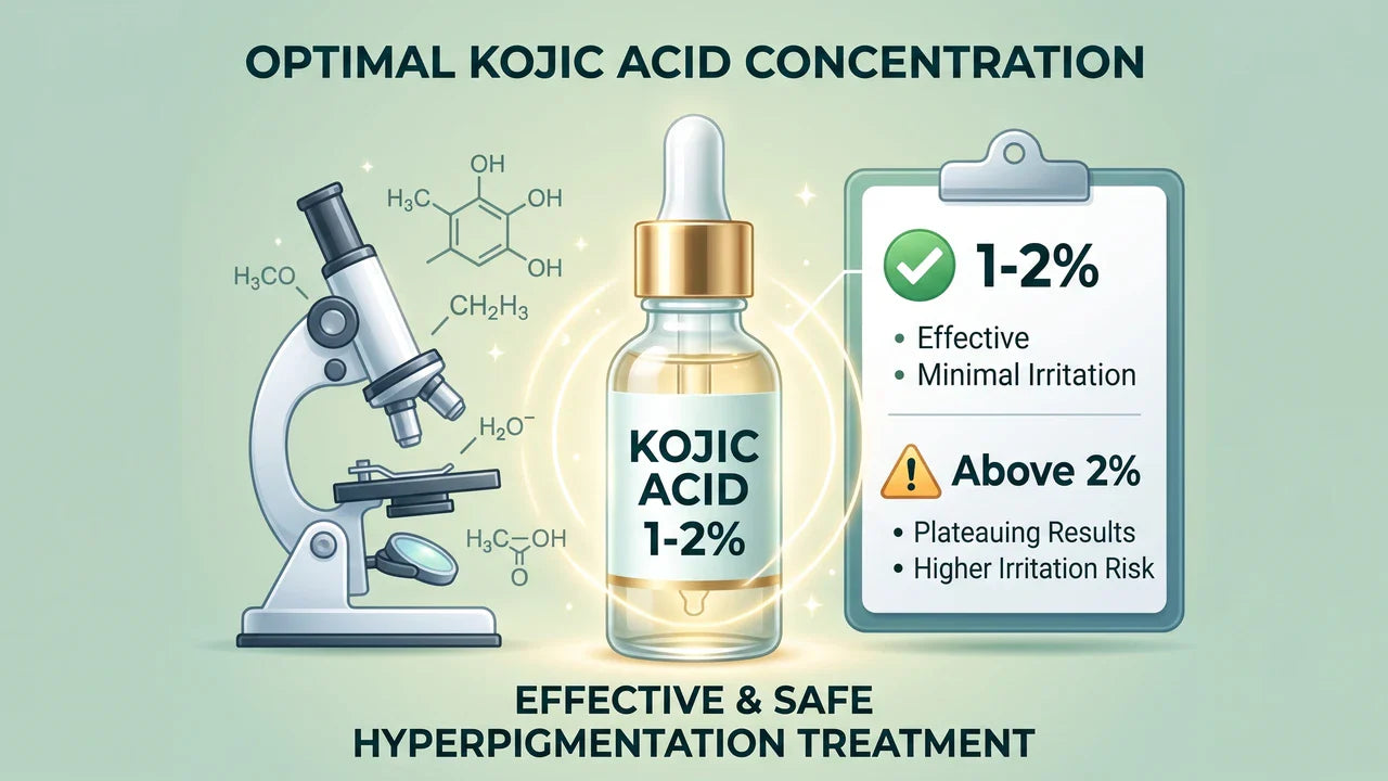 best percenatage kojic acid of hyperpigmenation