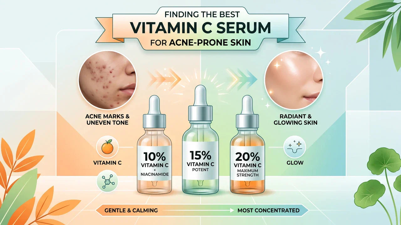 best vitamin c serum for acne prone skin 