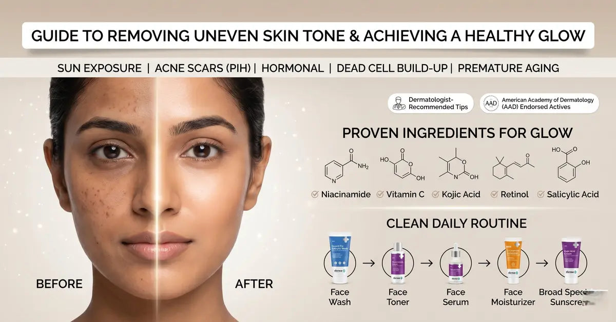 guide to removing uneven skin tone
