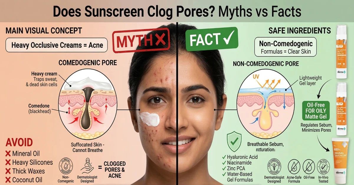 does-sunscreen-clog-pores