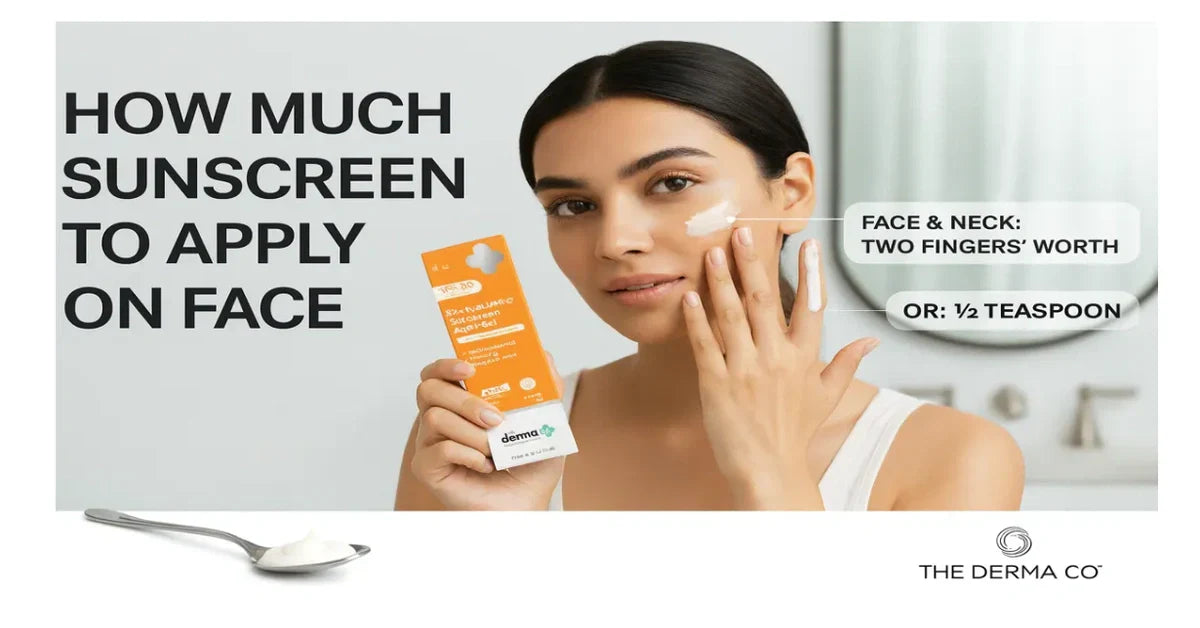 how much sunscreen to apply on face