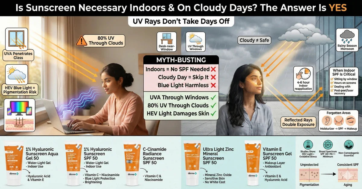  is sunscreen necessary indoors