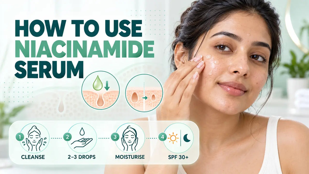 How to Use The Derma Co 10% Niacinamide Face Serum Correctly