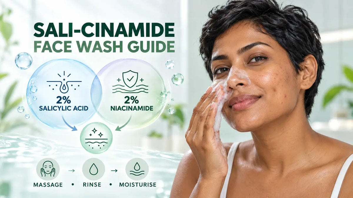 How to Use The Derma Co 2% Sali-Cinamide Anti-Acne Face Wash Correctly