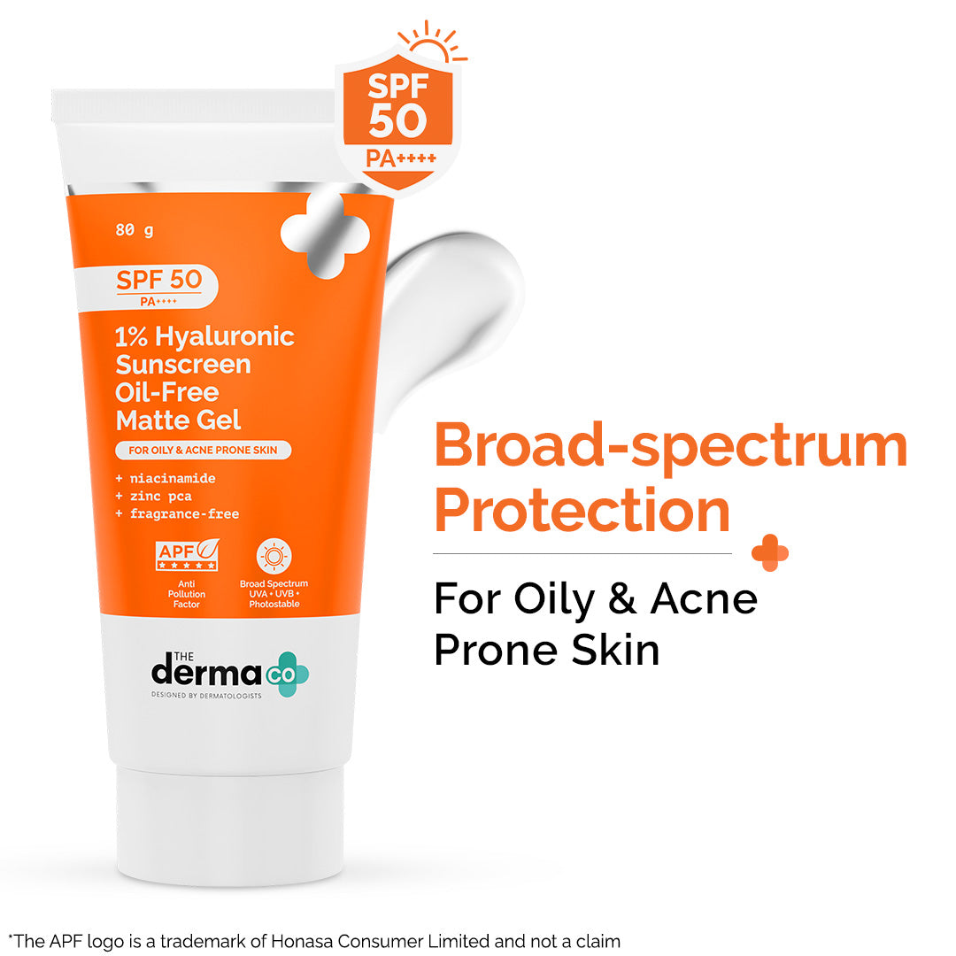 1% Hyaluronic Sunscreen Oil-Free Matte Gel