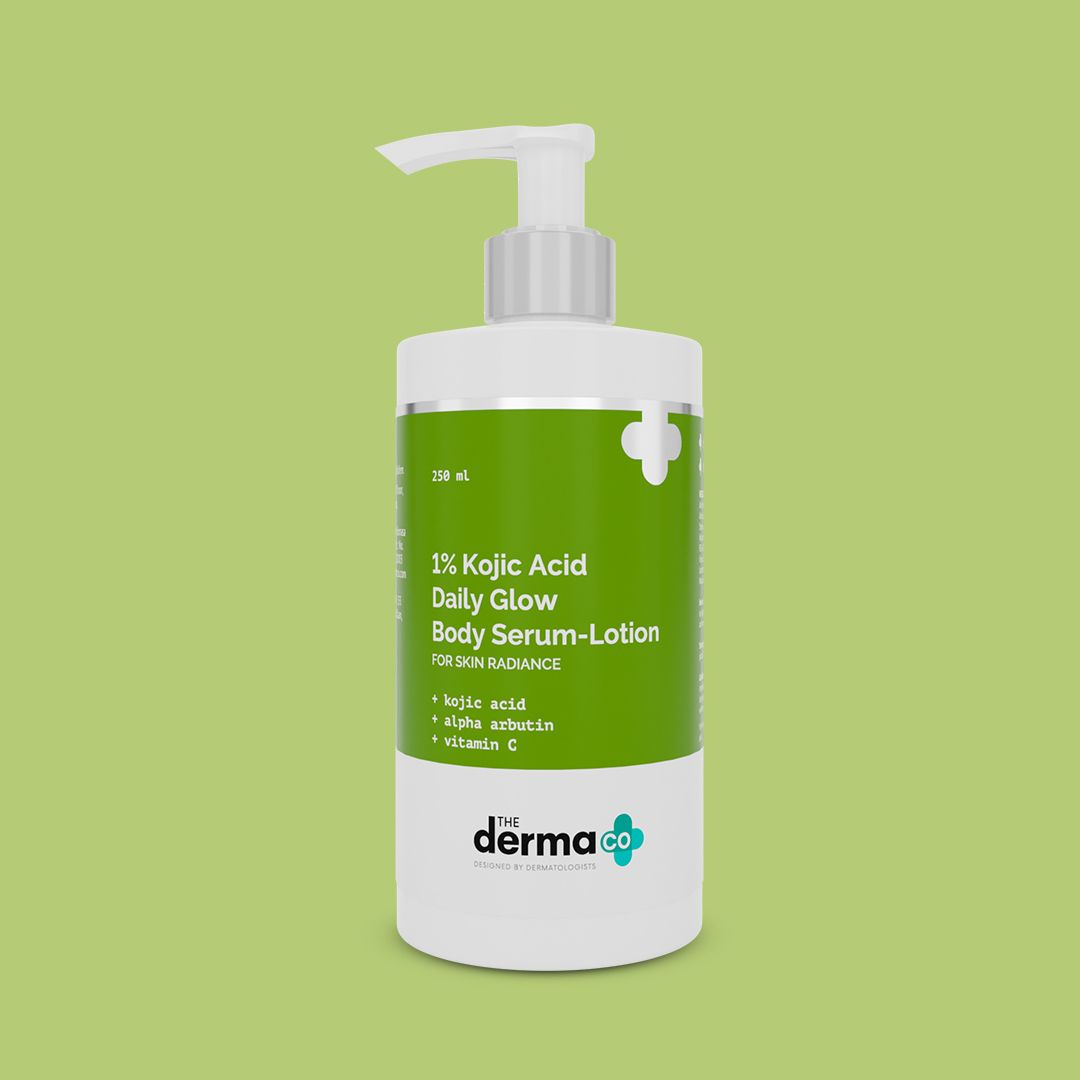 FREE - 1% Kojic Acid Daily Glow Body Serum-Lotion For Skin Radiance - 250 ml