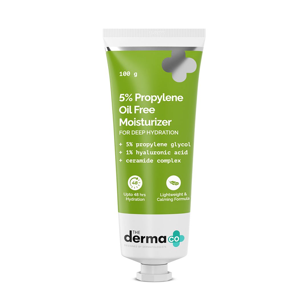 5% Propylene Oil-Free Moisturizer with Propylene Glycol & Hyaluronic Acid  - 100 g