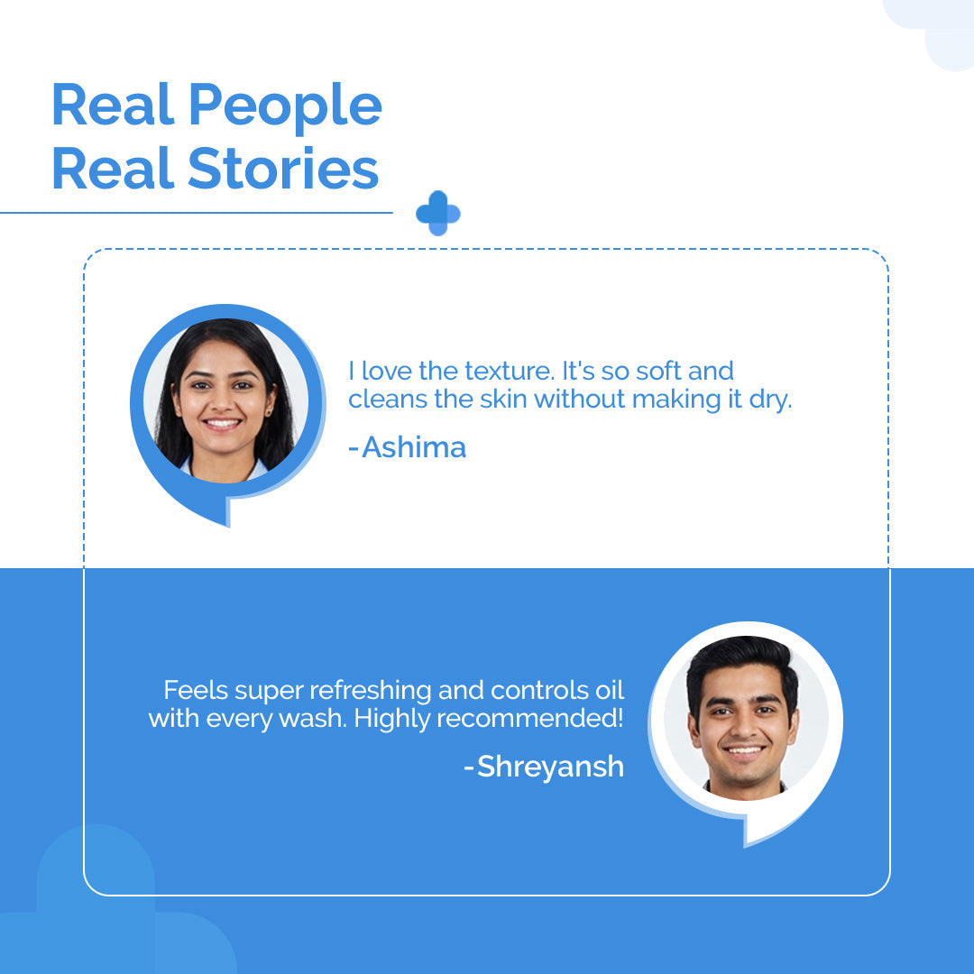 Pore Minimizing Clay Daily Face Wash with 1% Niacinamide & 2% PHA - 100 ml