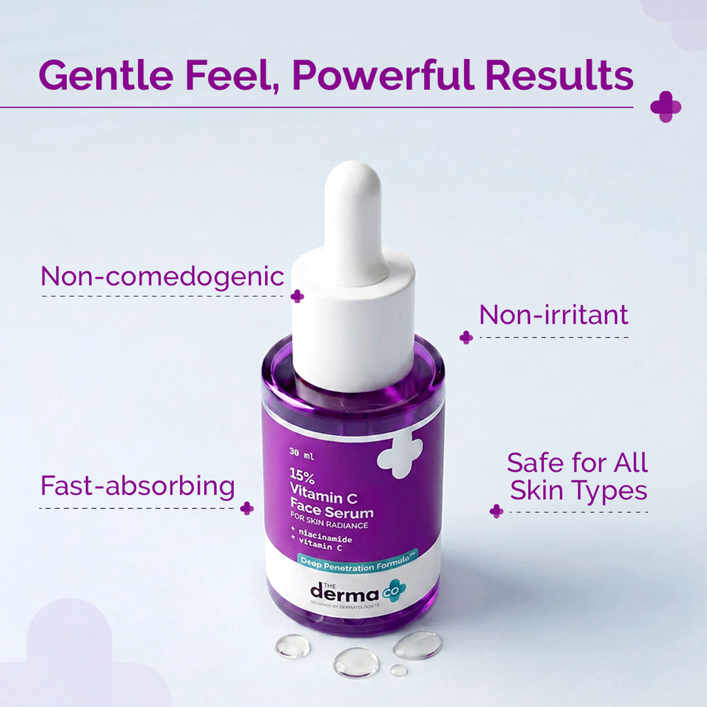 The Derma Co 15% Vitamin C Face Serum 30ml - Image 2