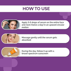 How to use derma co face serum daily
