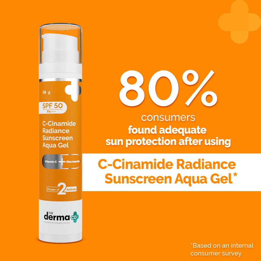 C-Cinamide Radiance Sunscreen Aqua Gel with SPF 50 & PA++++ - 50g