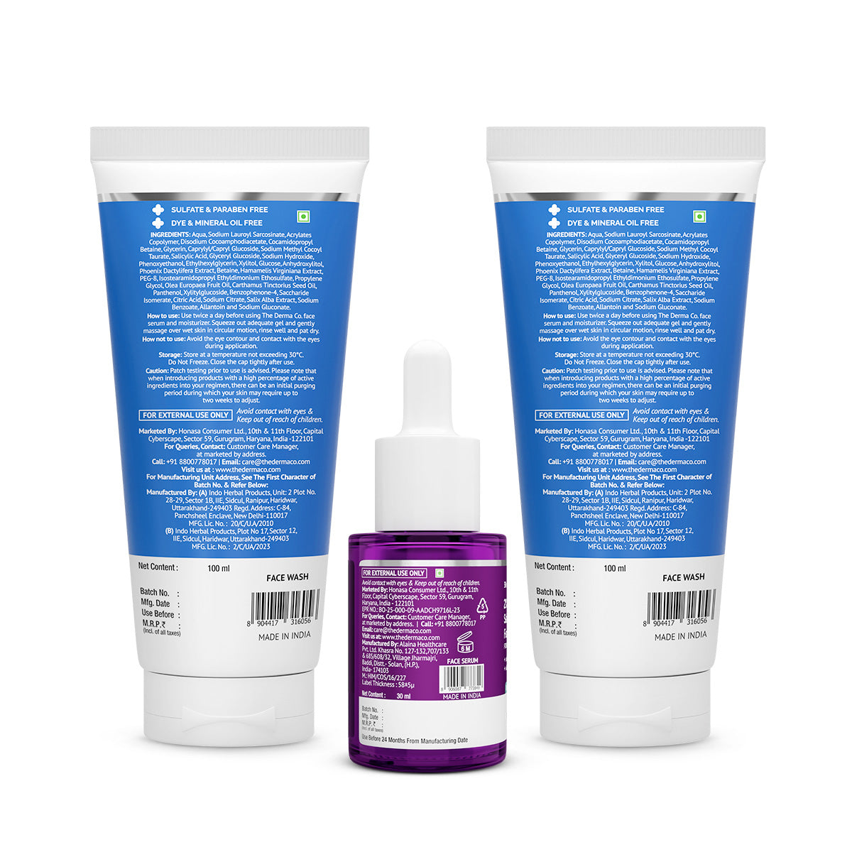 Acne Busting Kit (2% Salicylic Acid
Gel Face Wash + 2% Salicylic Acid Serum)
