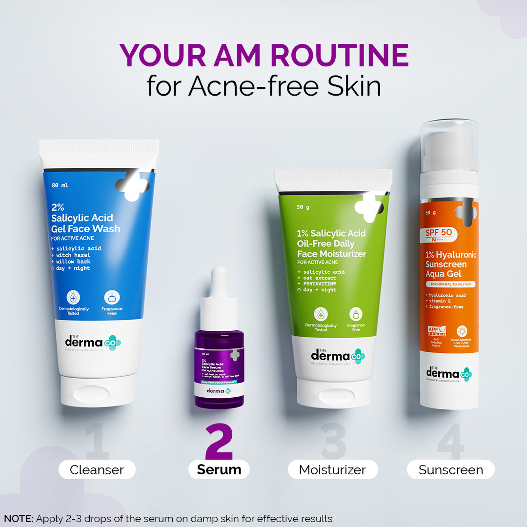 2% Salicylic Acid Serum for Active Acne - 10ml