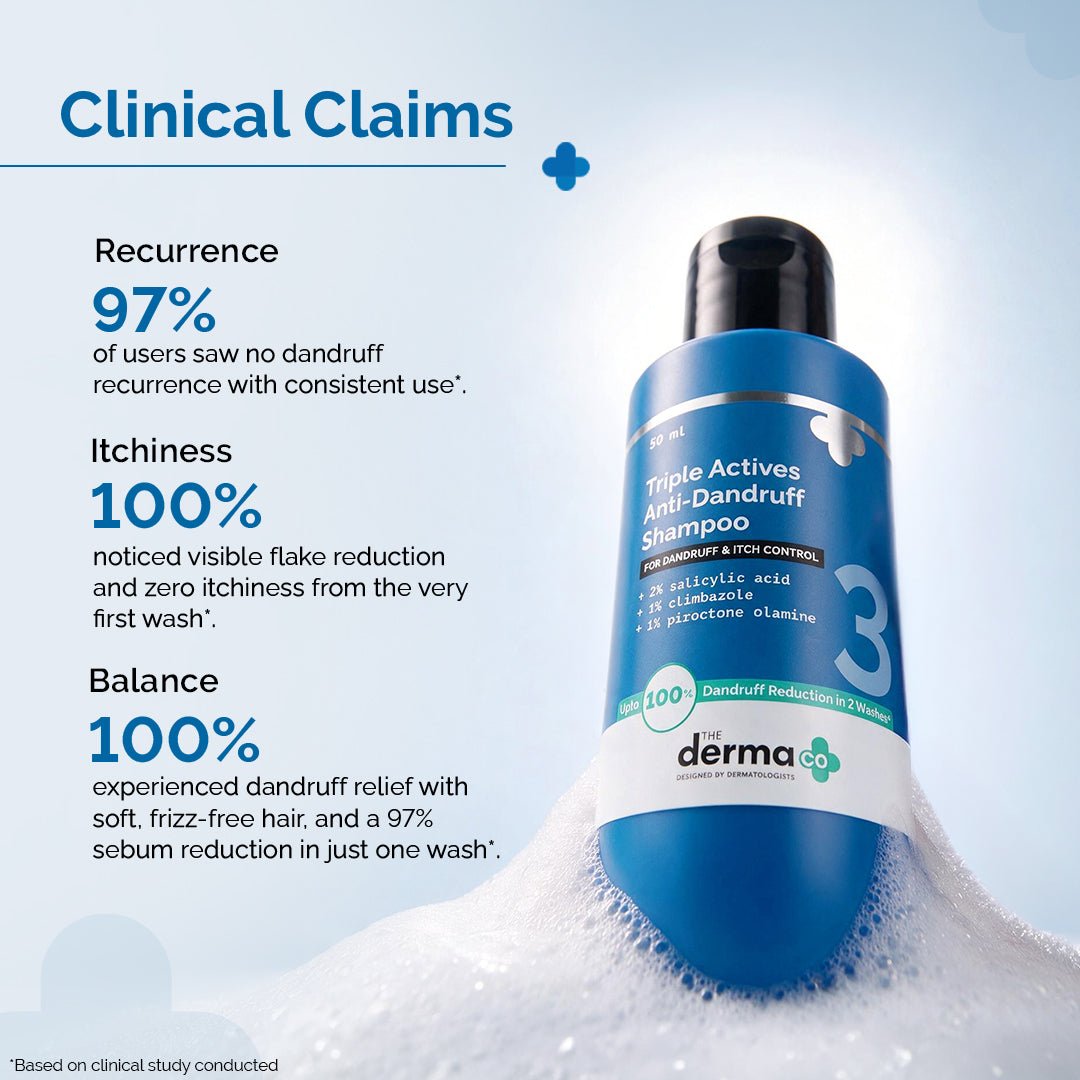 Triple Actives Anti Dandruff Shampoo 50ml