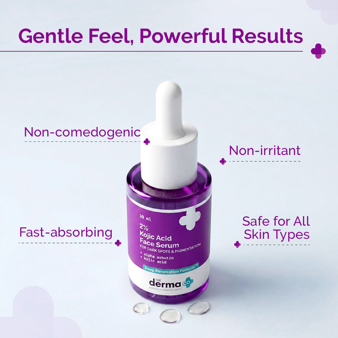 2% Kojic Acid Face Serum with 1% Alpha Arbutin & Niacinamide - 30 ml