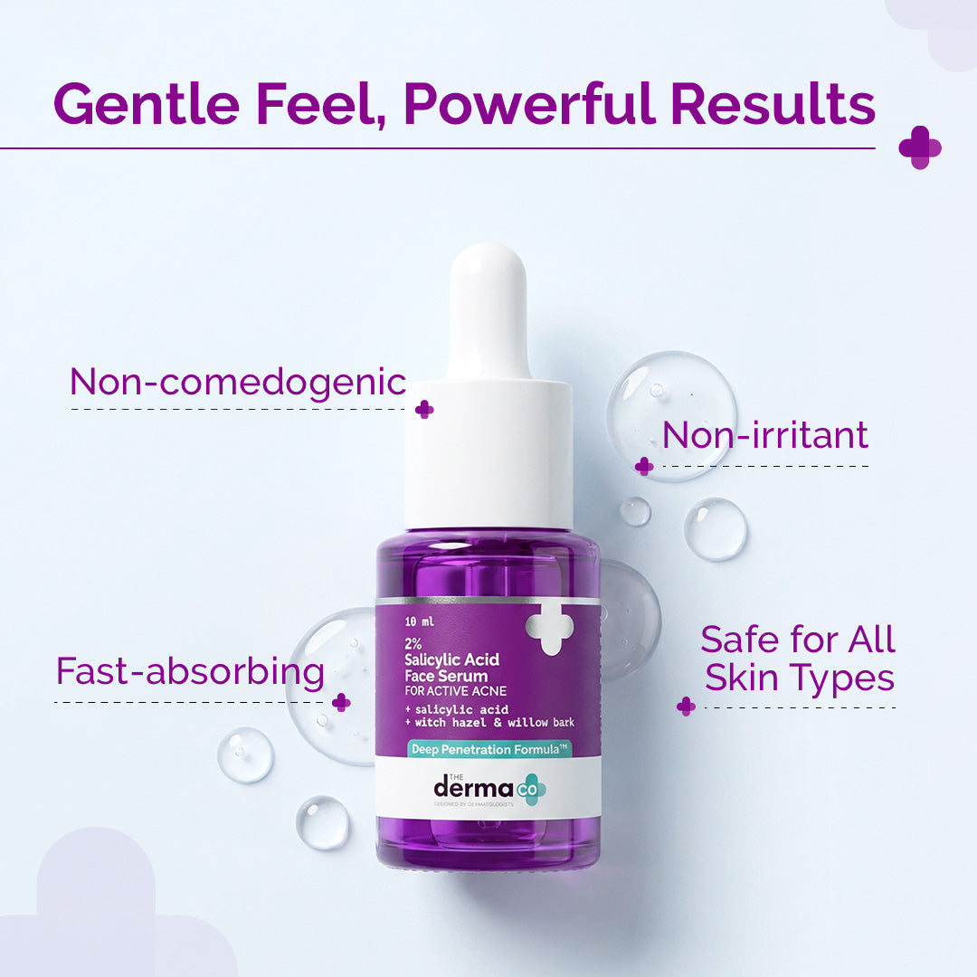2% Salicylic Acid Serum for Active Acne - 10ml