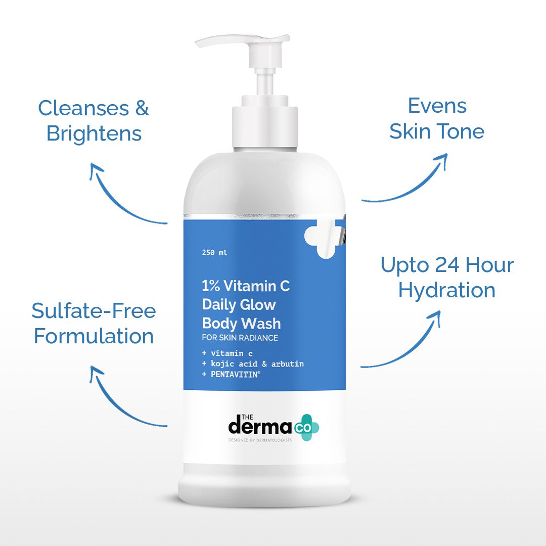 derma co vitamin c body wash benefits