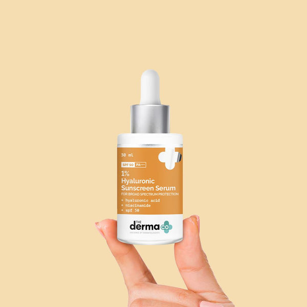 The Derma Co 1% Hyaluronic sunscreen serum