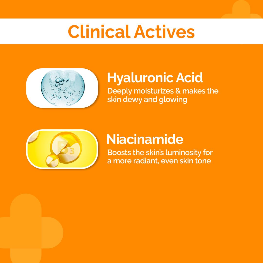 1% Hyaluronic Acid Sunscreen Serum with SPF 50 & Niacinamide - 30ml