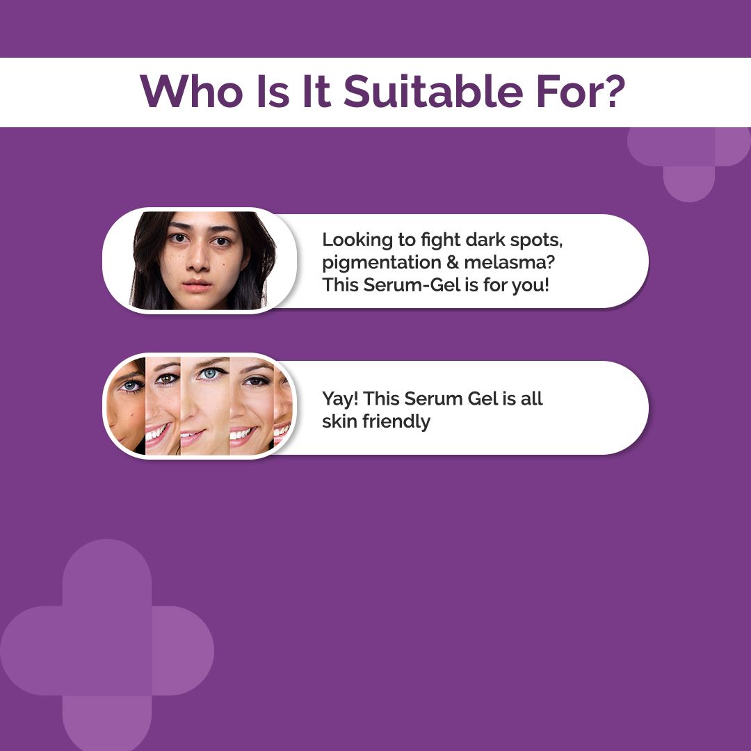 1% Kojic + Arbutin Night Repair Face Serum-Gel - 50g