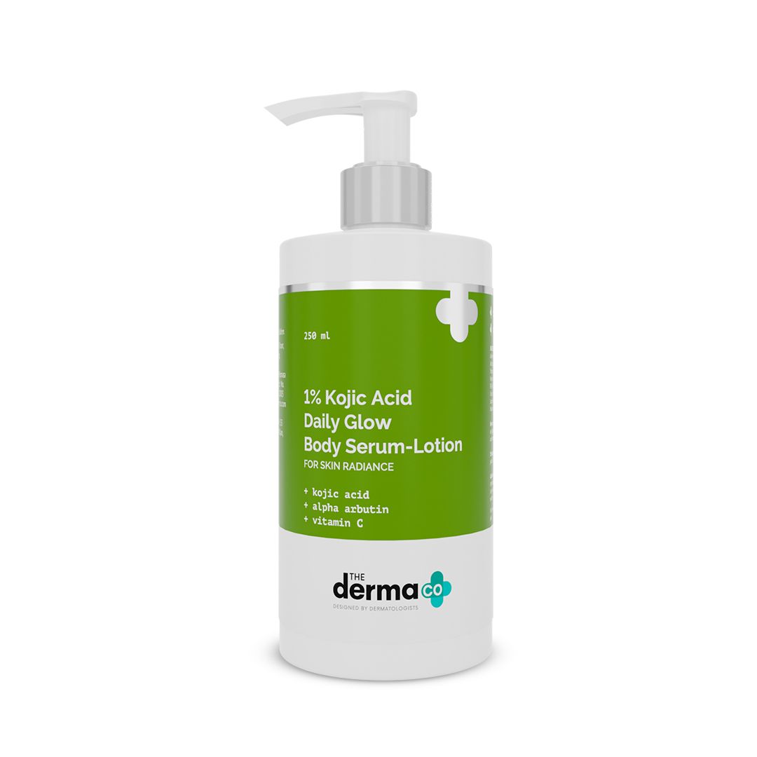 FREE - 1% Kojic Acid Daily Glow Body Serum-Lotion For Skin Radiance - 250 ml