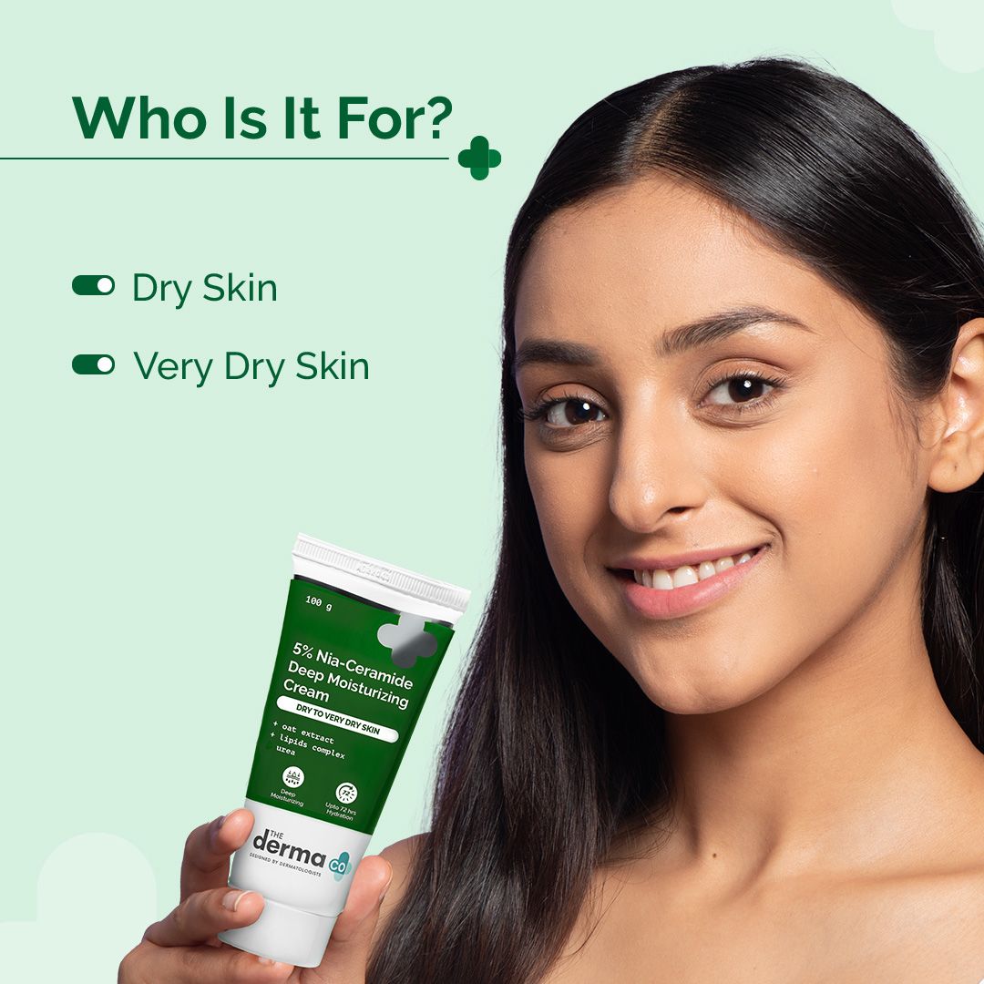 5% Nia-Ceramide Deep Moisturizing Cream with 5% Niacinamide & 1% Ceramide - 100g