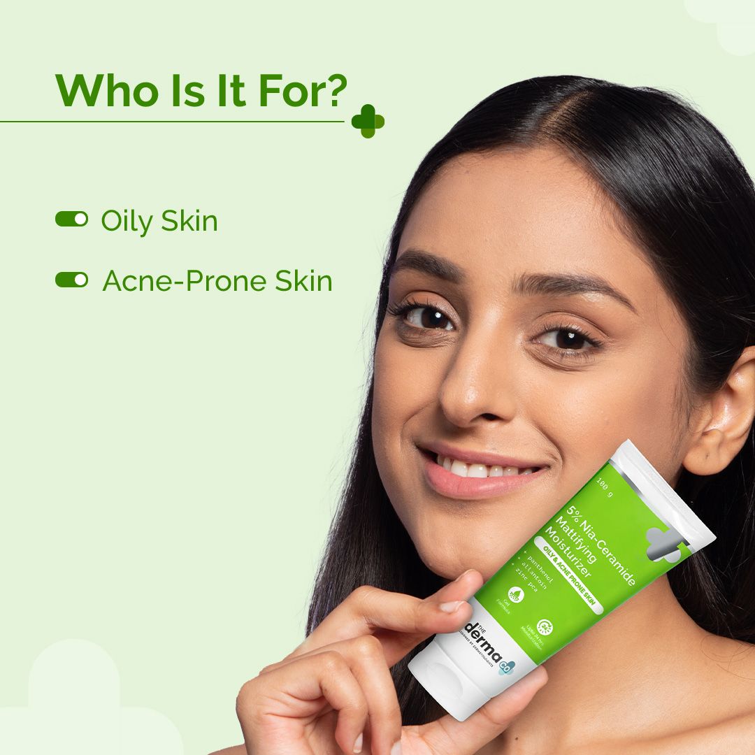 5% Nia-Ceramide Mattifying Moisturizer with 5% Niacinamide & 2% Ceramide - 100g