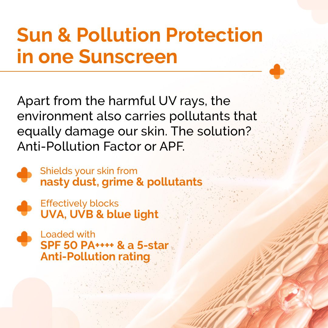 1% Hyaluronic Sunscreen Aqua Gel In Vivo Tested (ISO 24444:2019 Certified, CTRI/2025/02/080287) for Broad Spectrum & Blue Light Protection for Oily, Dry, Acne-prone Skin (Pack of 2)