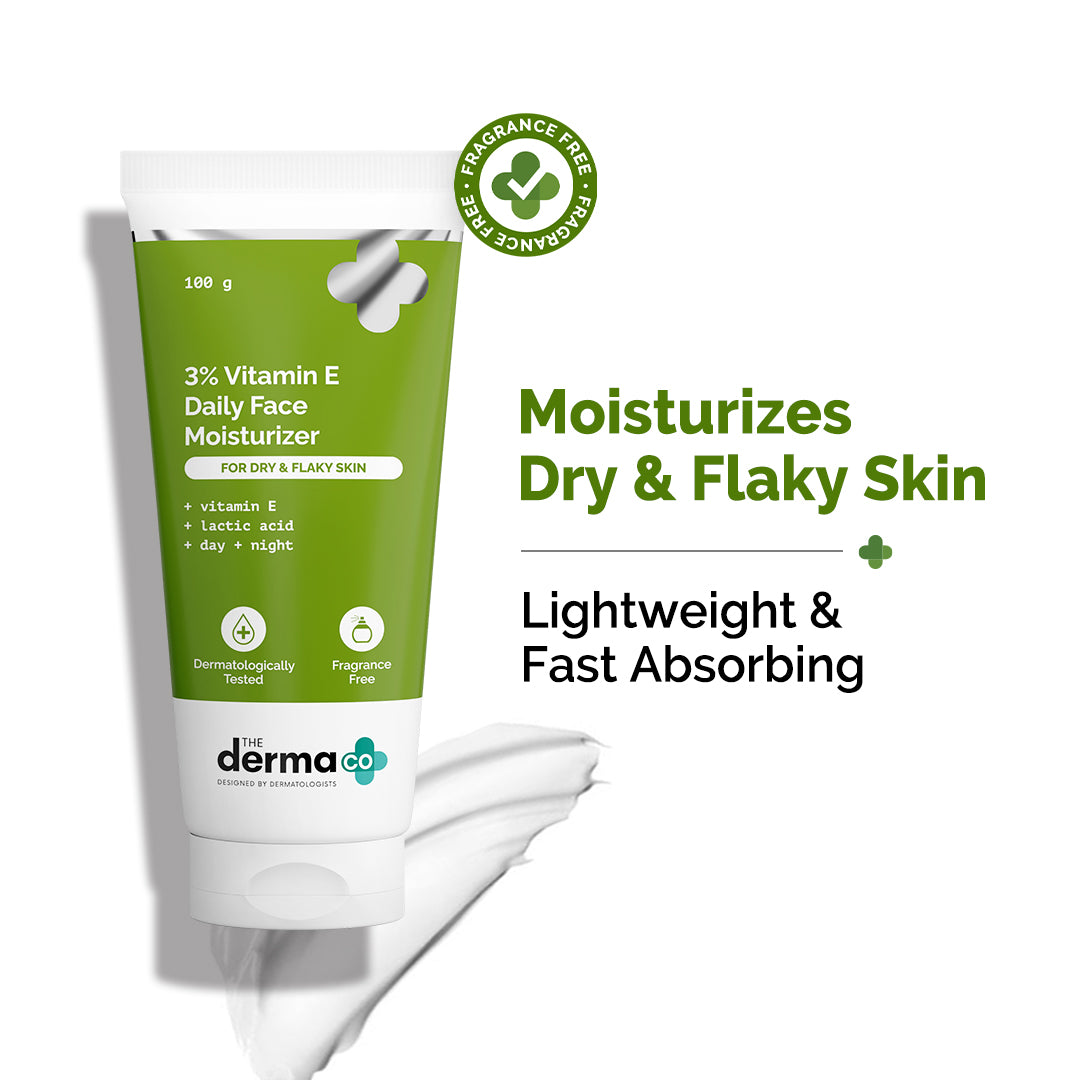 3% Vitamin E Face Moisturizer With Vitamin E & Lactic Acid - 100g (Pack of 2)