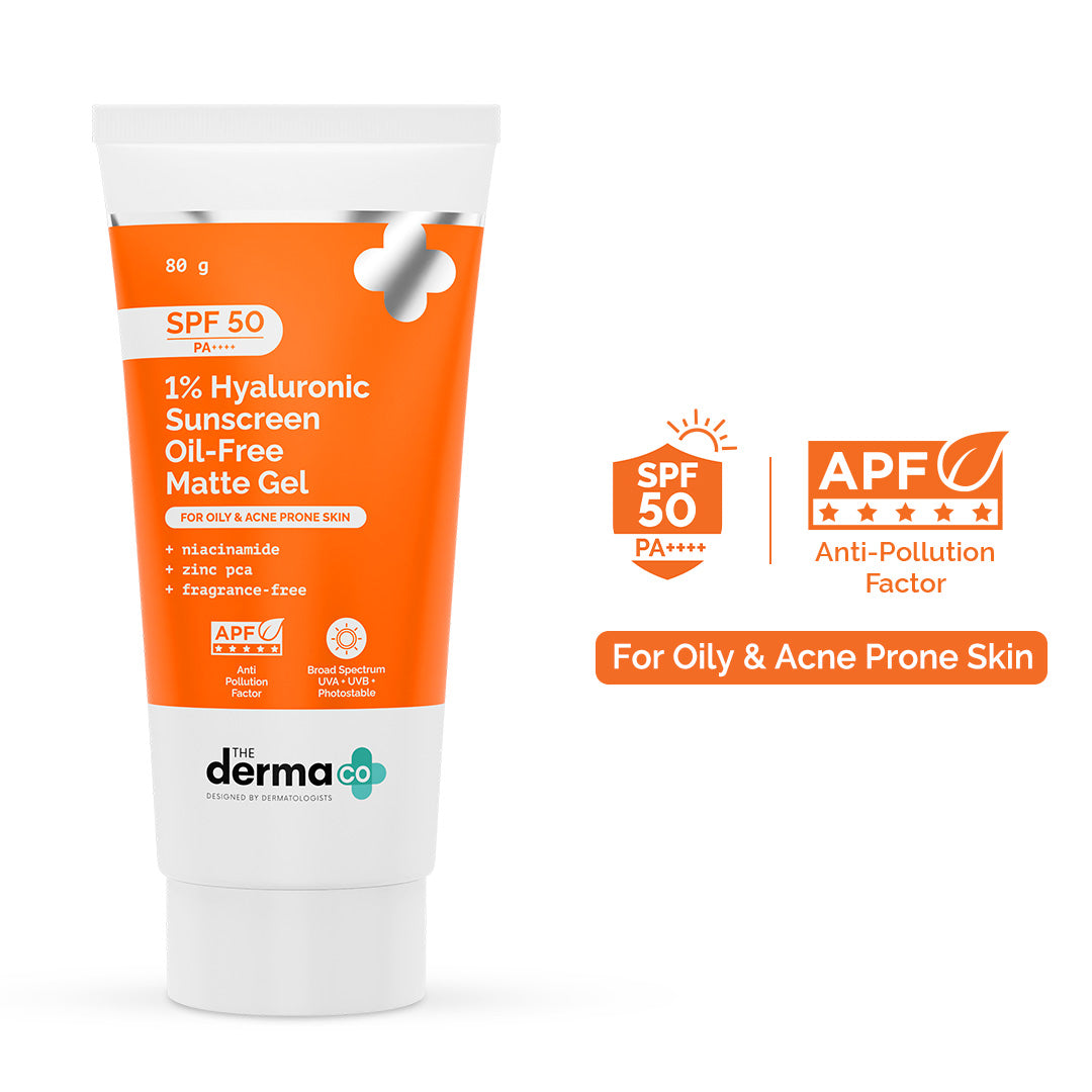 1% Hyaluronic Sunscreen Oil-Free Matte Gel - 80g