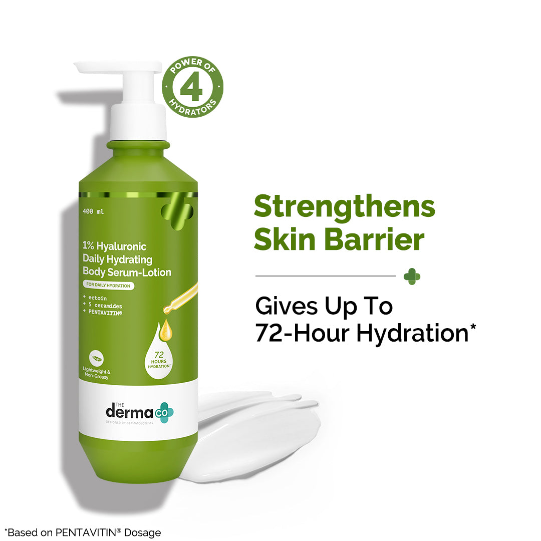 1% Hyaluronic Daily Hydrating Serum-Lotion - 400ml
