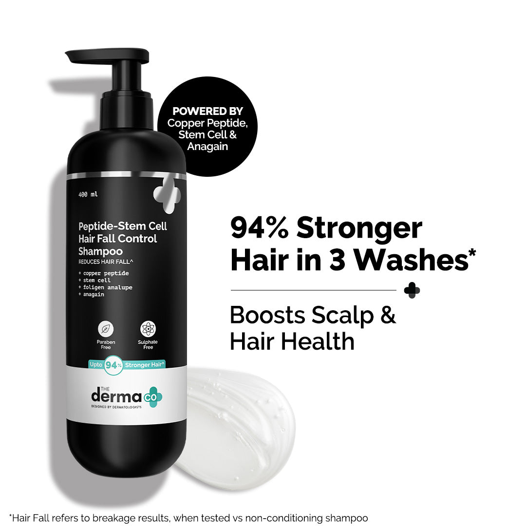 Peptide-Stem Cell Hair Fall Control Shampoo - 400ml